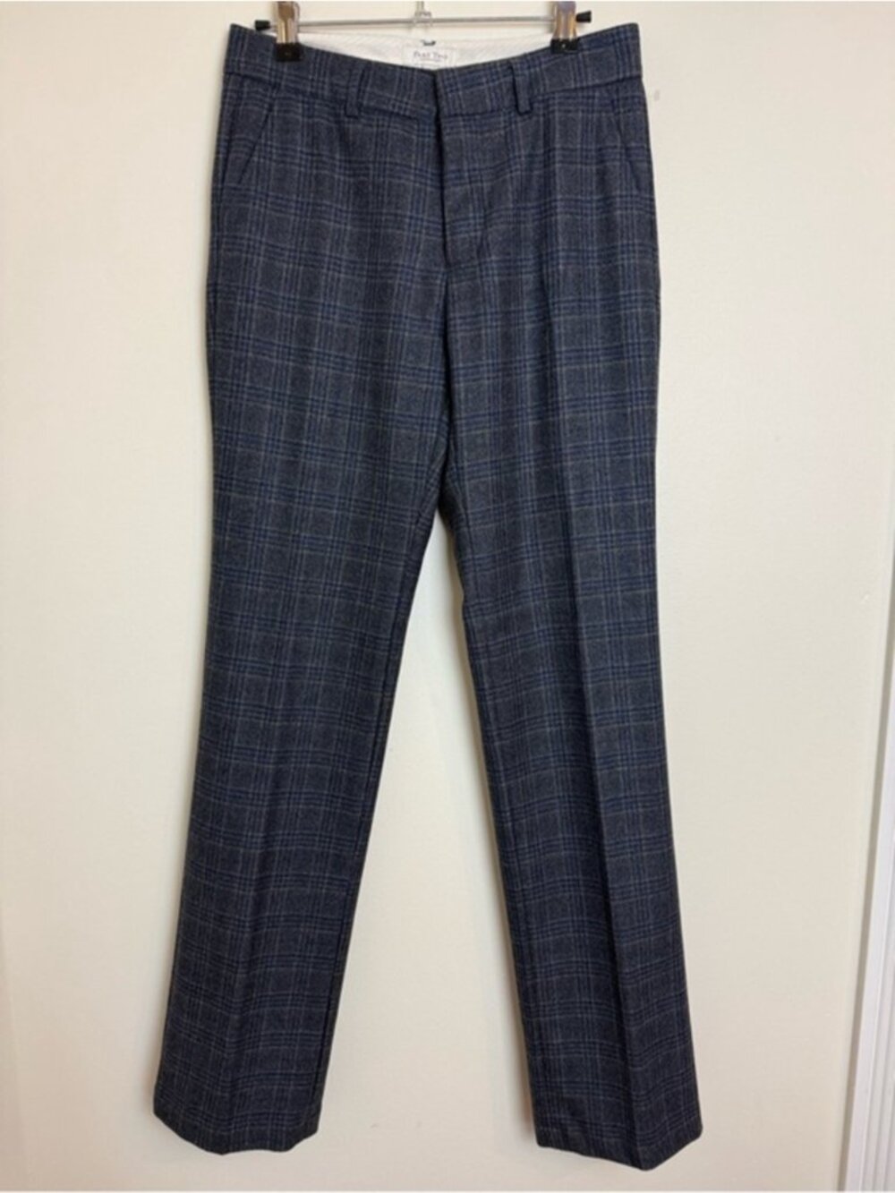 Part Two Flea PA Plaid Wool Blend Trouser Size EU 32